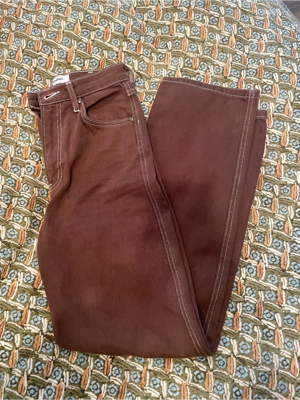 Cowboy High Rise Straight Jeans